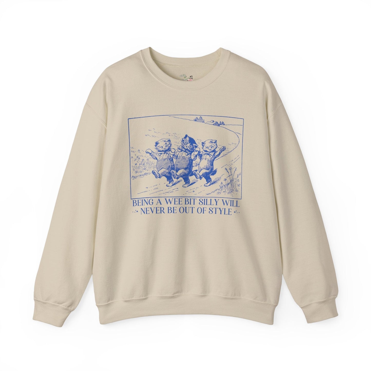 A Wee Bit Silly Cat Sweatshirt