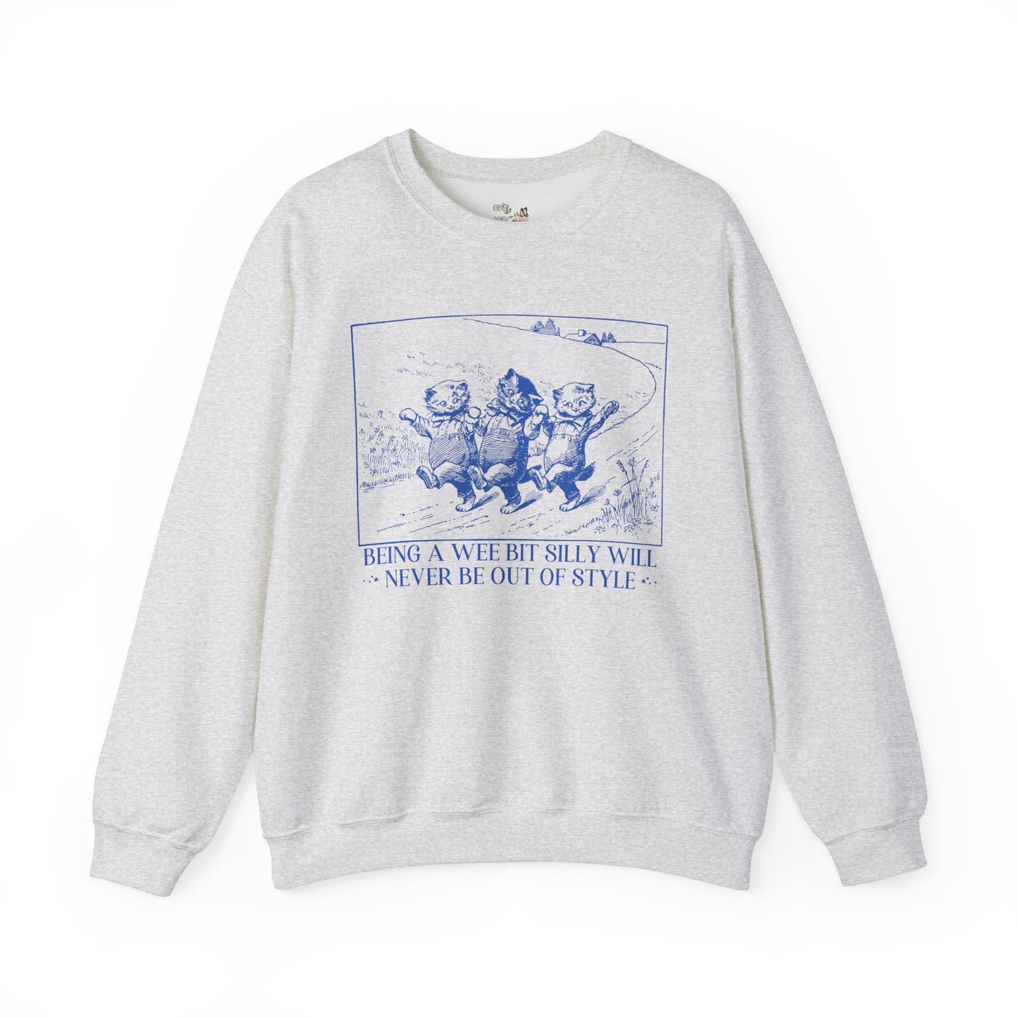 A Wee Bit Silly Cat Sweatshirt