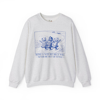 A Wee Bit Silly Cat Sweatshirt