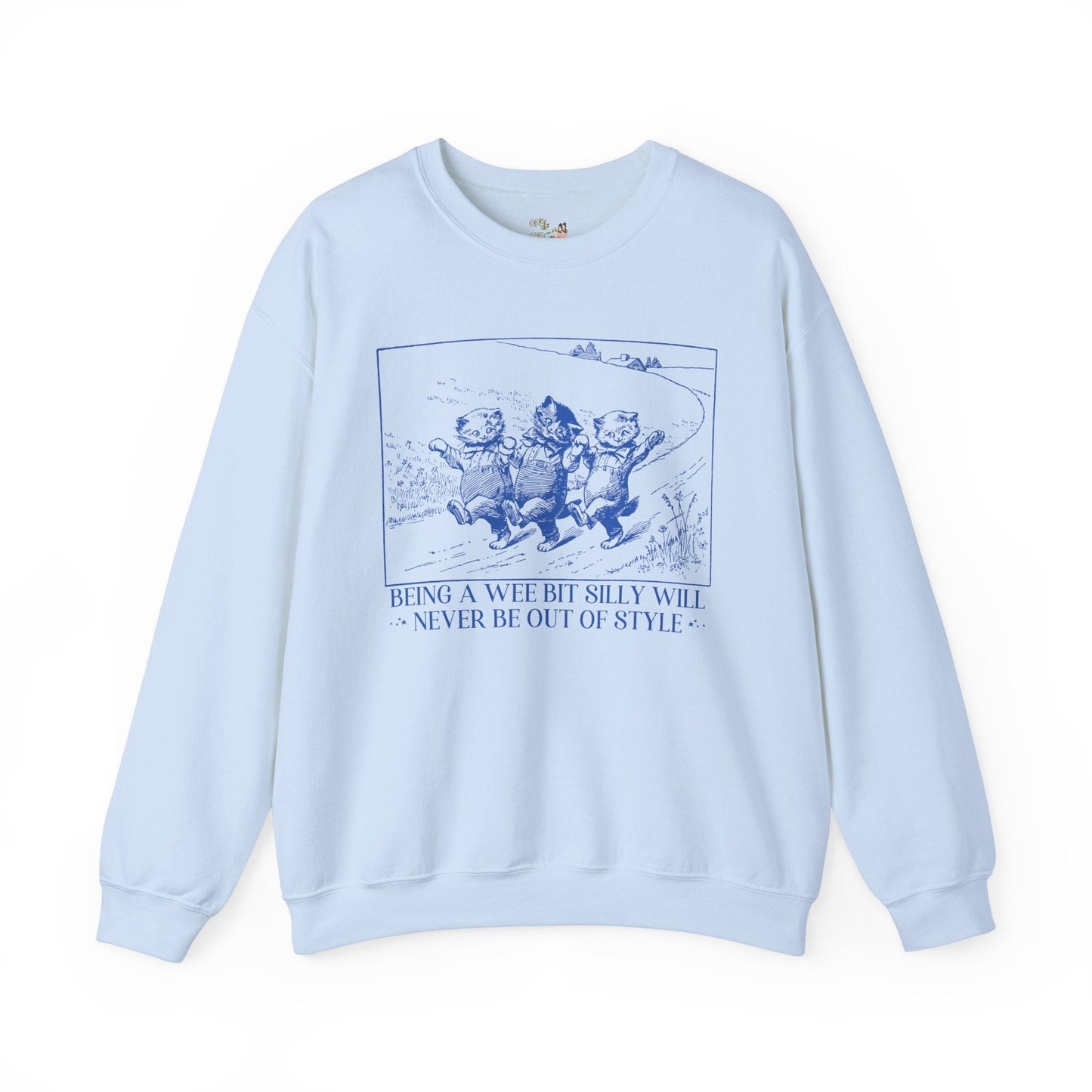 A Wee Bit Silly Cat Sweatshirt