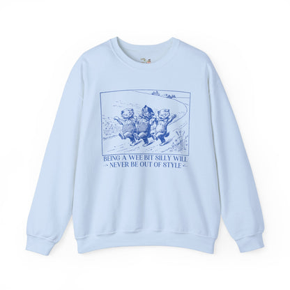 A Wee Bit Silly Cat Sweatshirt
