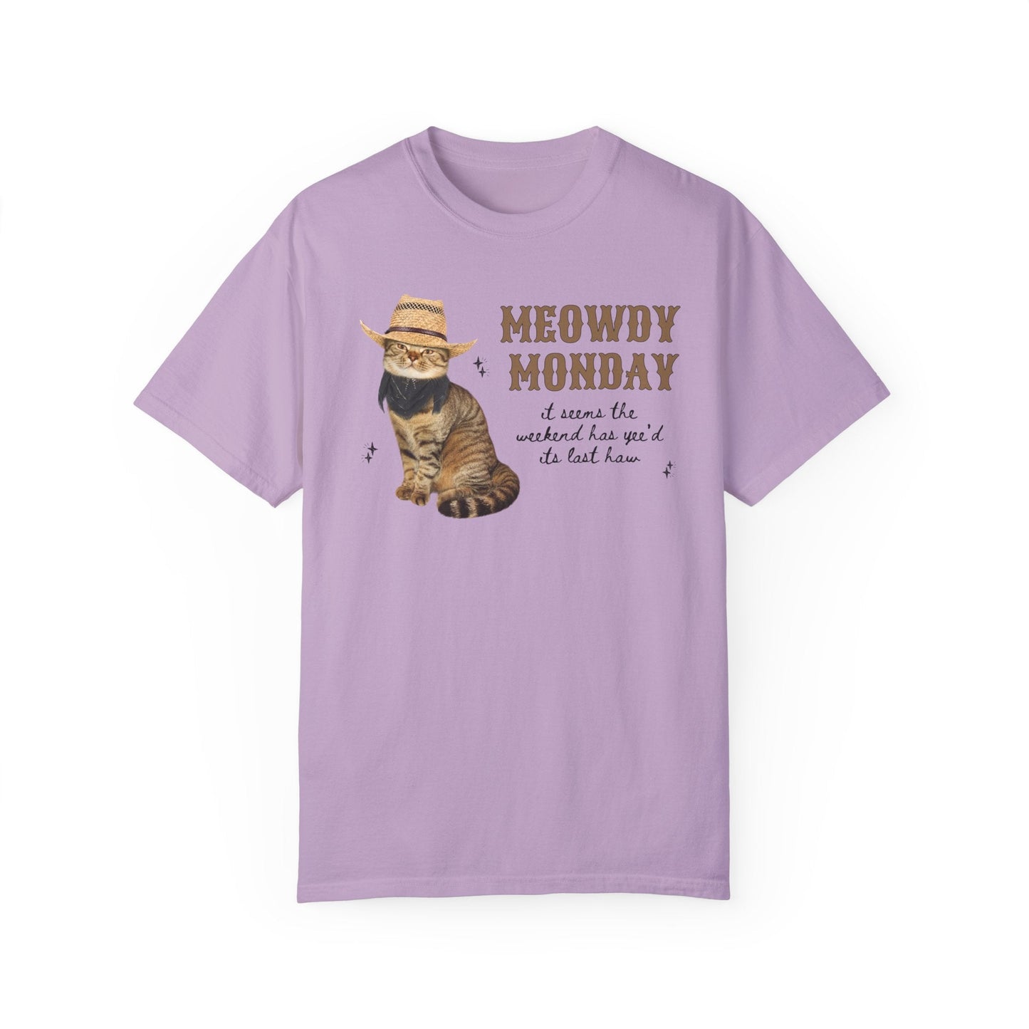 Cat Lover Tee Shirt: Meowdy Monday