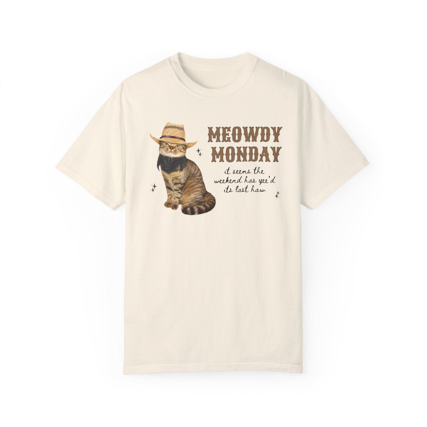 Cat Lover Tee Shirt: Meowdy Monday