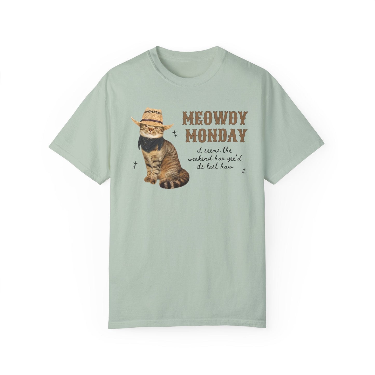Cat Lover Tee Shirt: Meowdy Monday