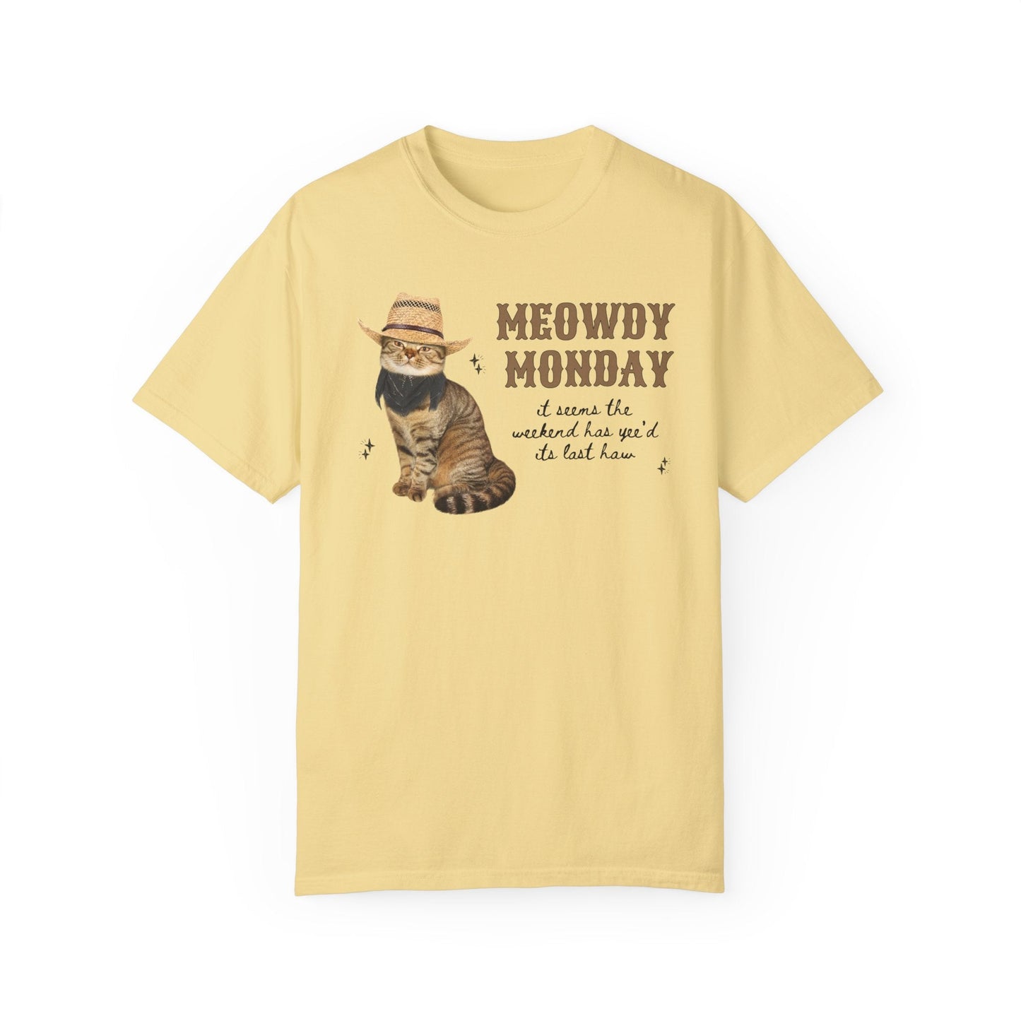 Cat Lover Tee Shirt: Meowdy Monday