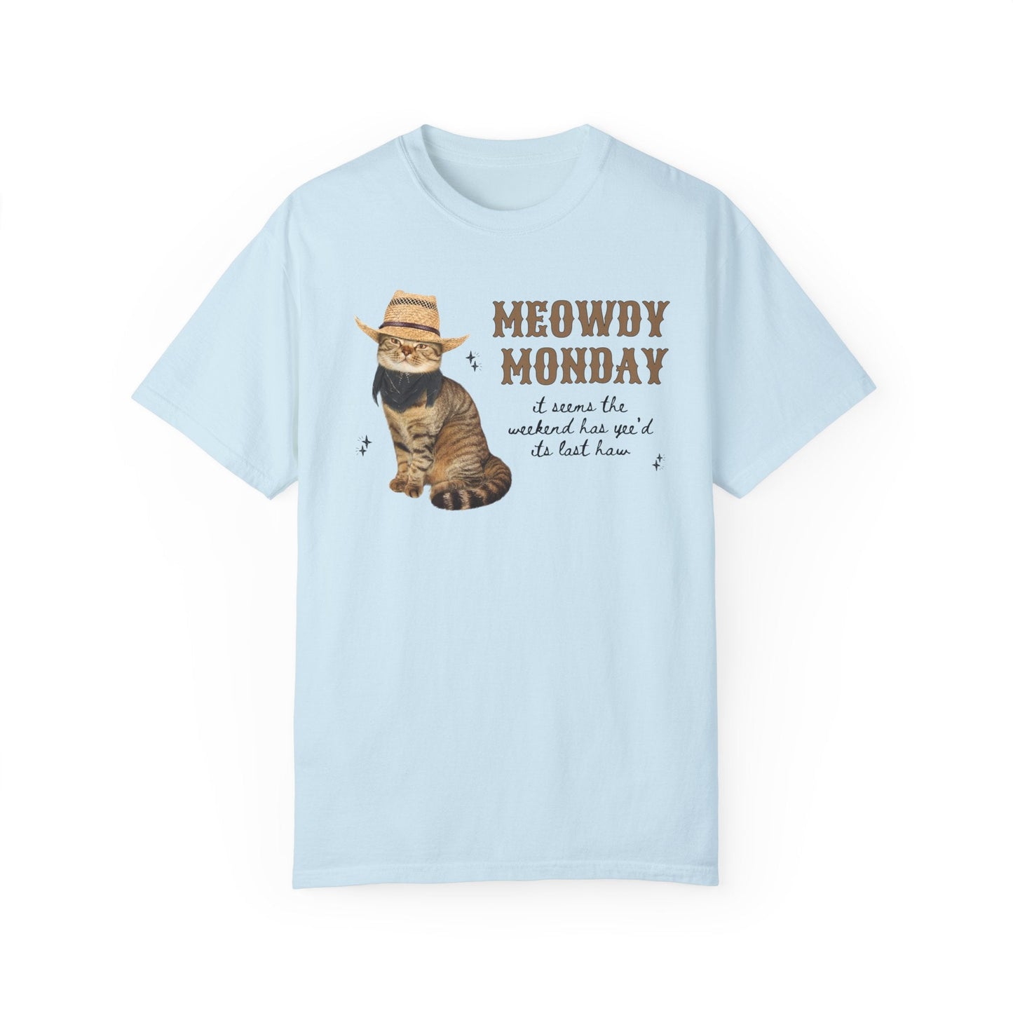 Cat Lover Tee Shirt: Meowdy Monday