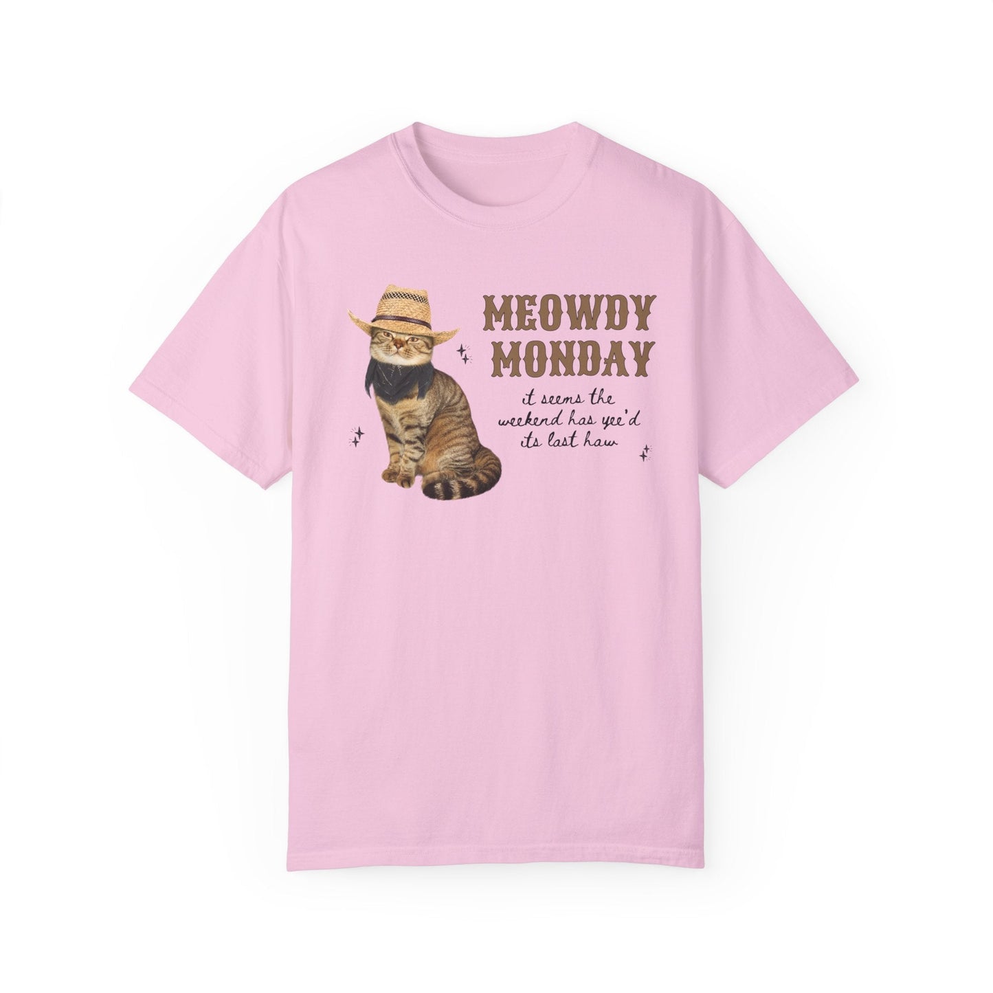 Cat Lover Tee Shirt: Meowdy Monday