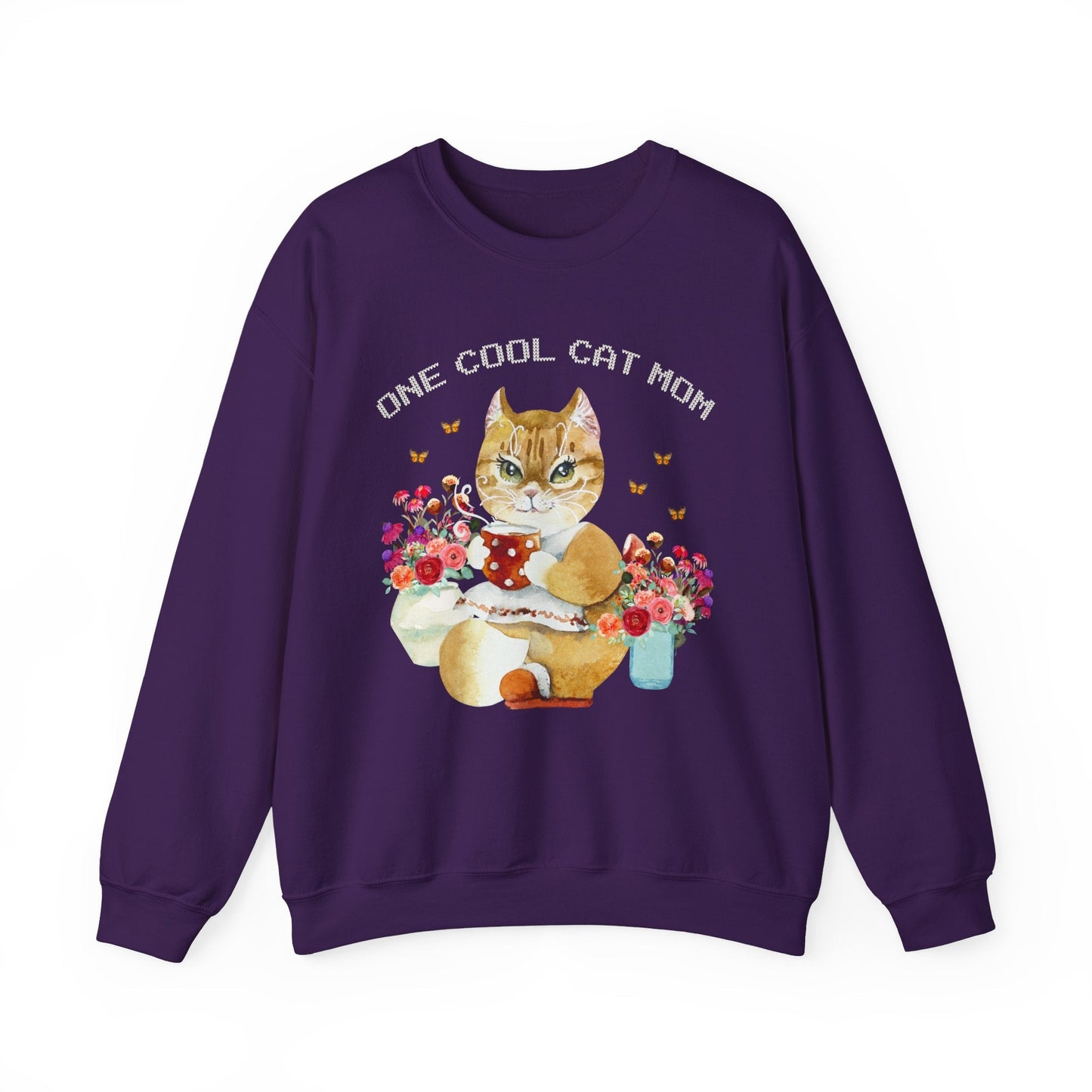 One Cool Cat Mom Sweatshirt