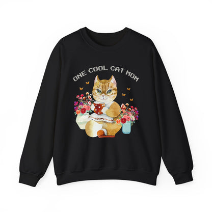 One Cool Cat Mom Sweatshirt