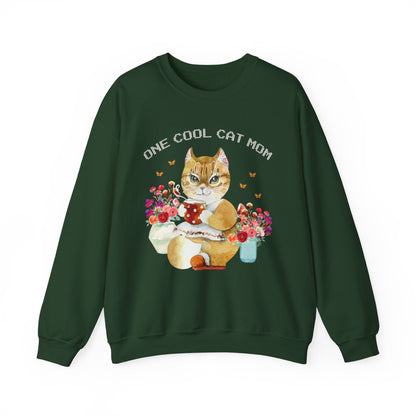 One Cool Cat Mom Sweatshirt