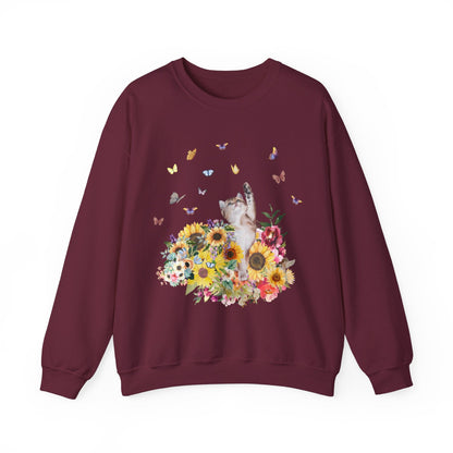 Cat Sweatshirt for Fall: 90's Throwback