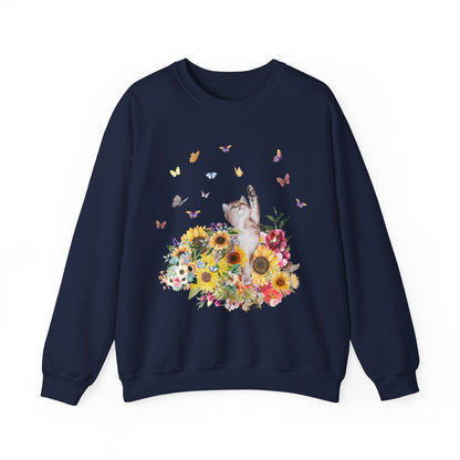 Cat Sweatshirt for Fall: 90's Throwback