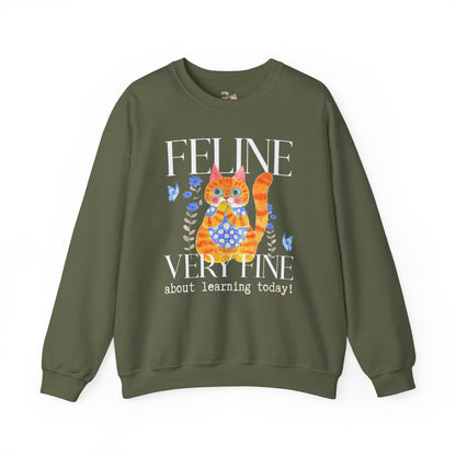Cat Teacher Sweatshirt