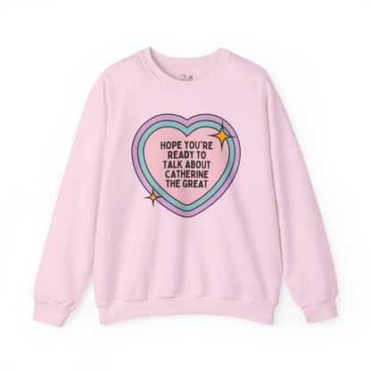 Catherine the Great Womens History Sweatshirt