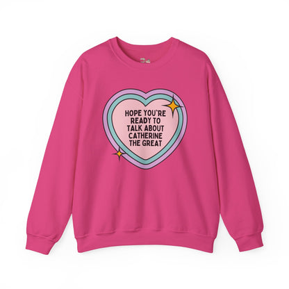Catherine the Great Womens History Sweatshirt