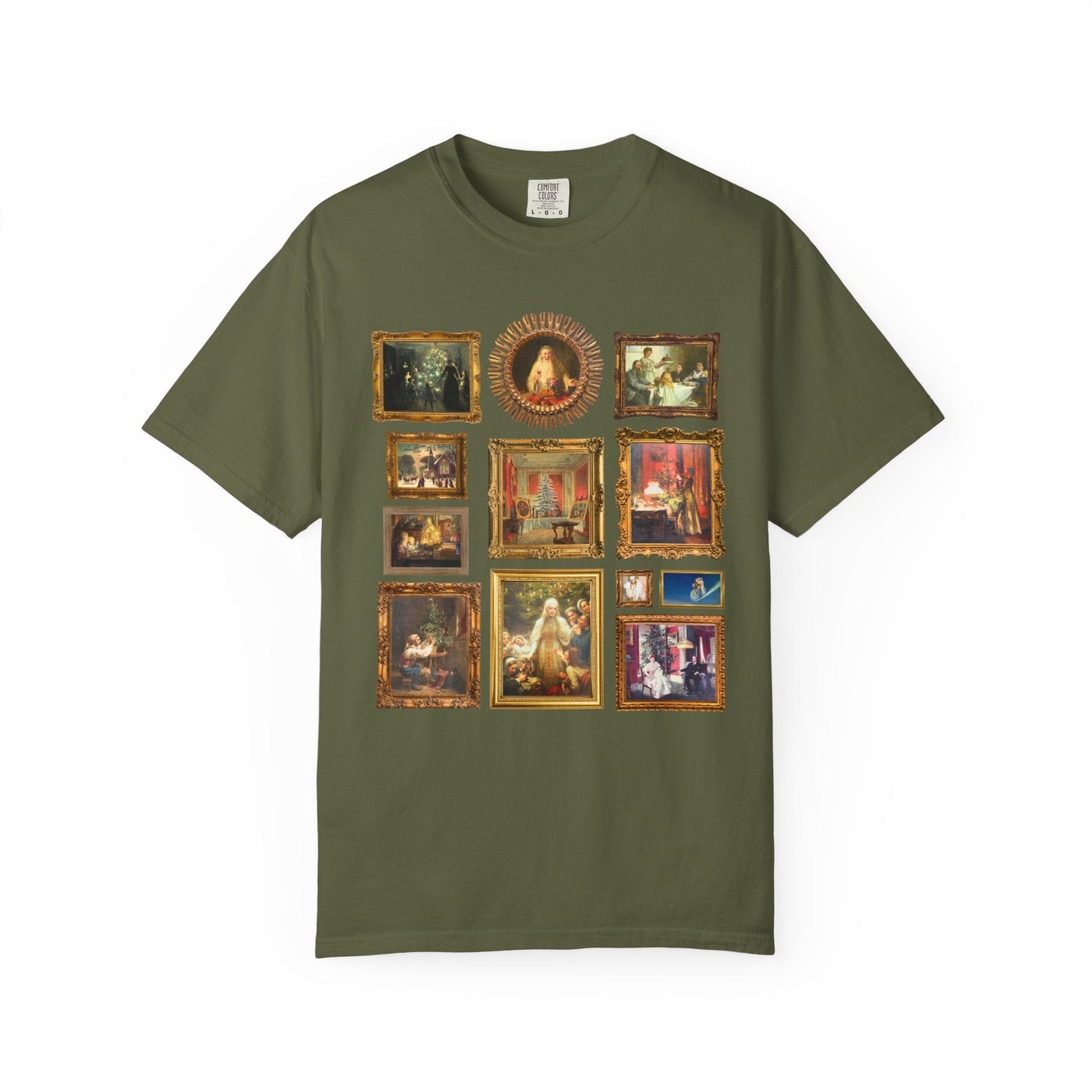 Christmas Art History Tee Shirt