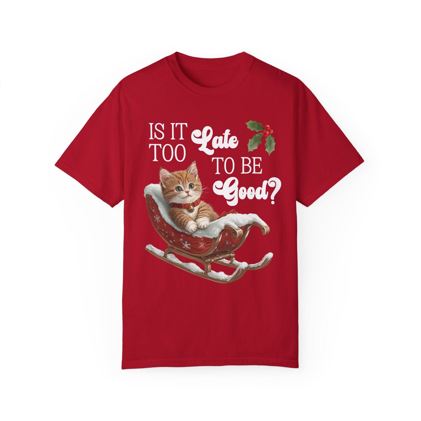 Christmas Cat Lover Tee