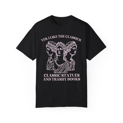 Classic Statues, Trashy Books Tee