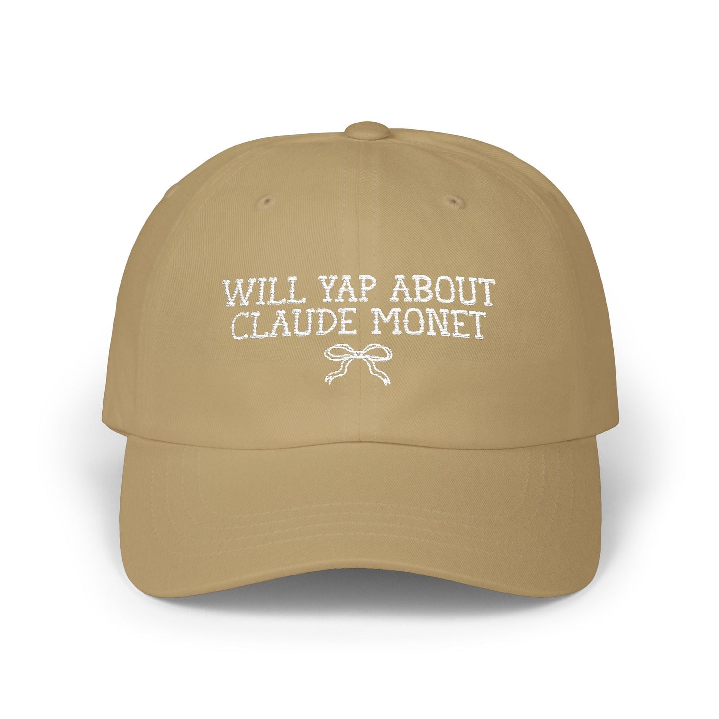Claude Monet Art History Hat for Art Historian