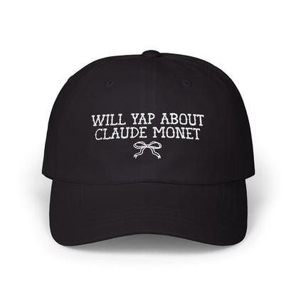 Claude Monet Art History Hat for Art Historian