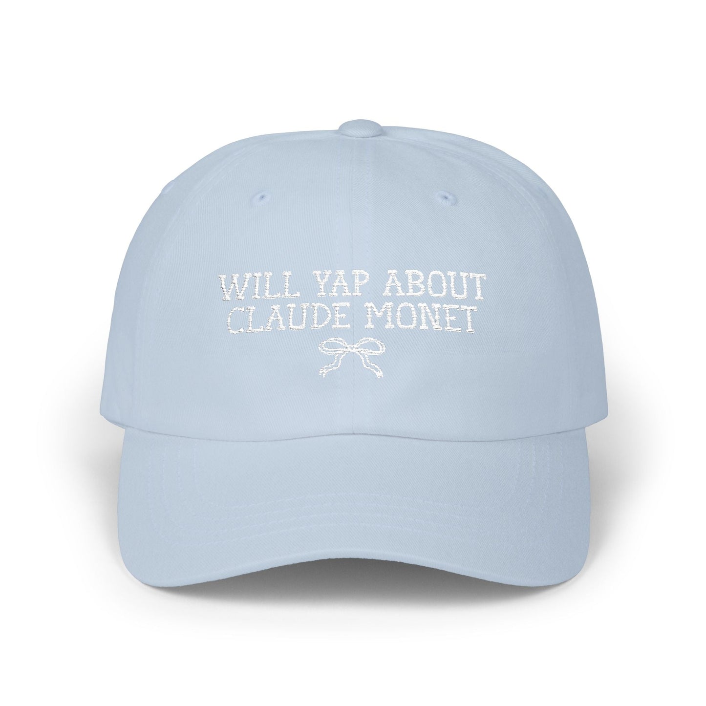 Claude Monet Art History Hat for Art Historian