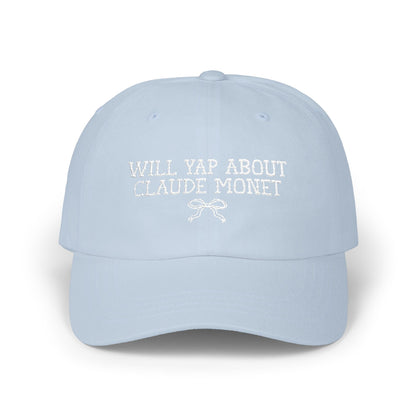 Claude Monet Art History Hat for Art Historian