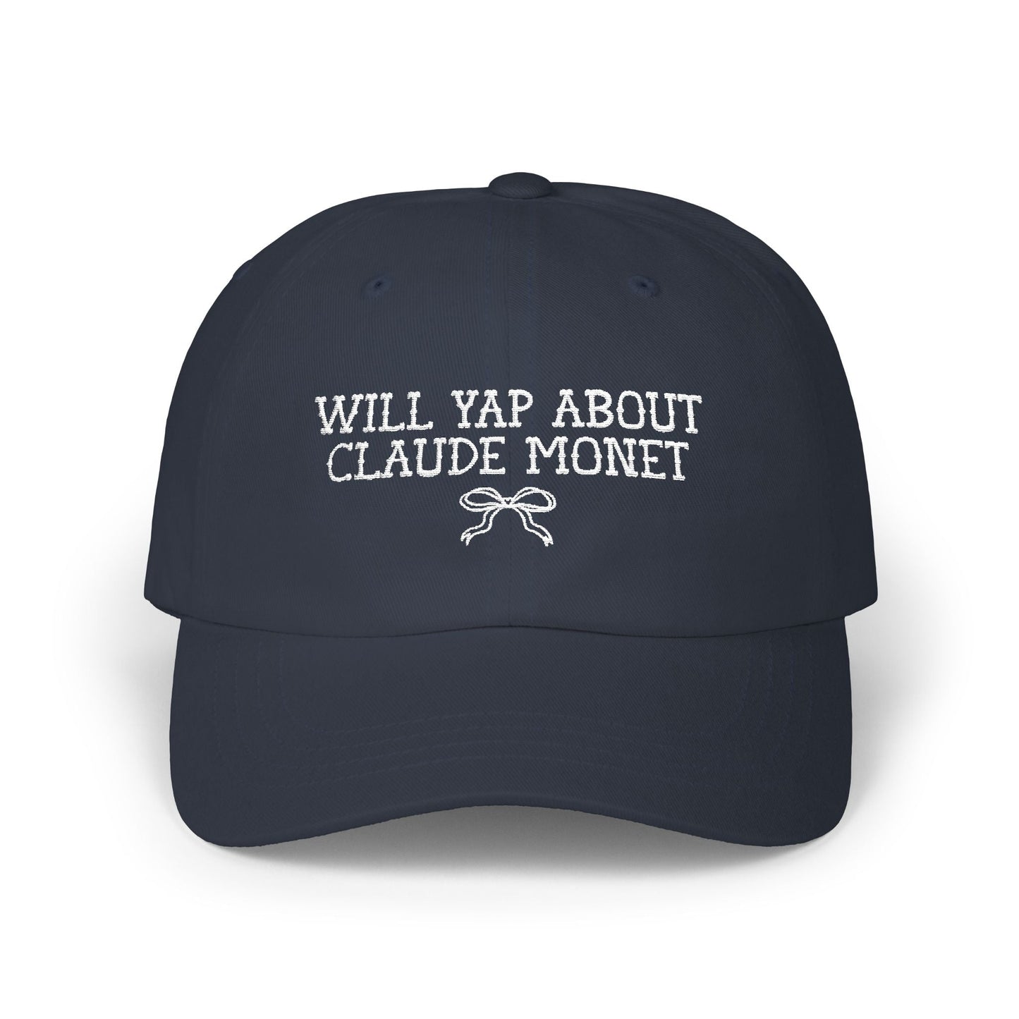 Claude Monet Art History Hat for Art Historian