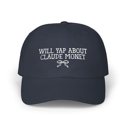 Claude Monet Art History Hat for Art Historian