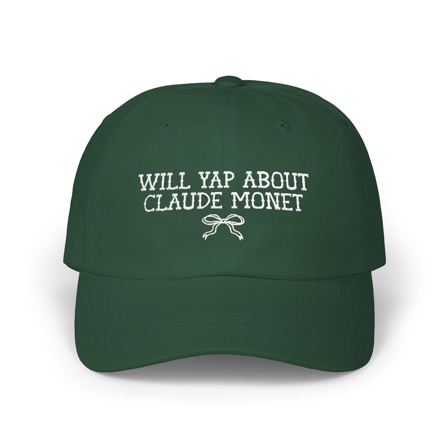 Claude Monet Art History Hat for Art Historian