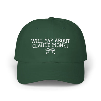 Claude Monet Art History Hat for Art Historian