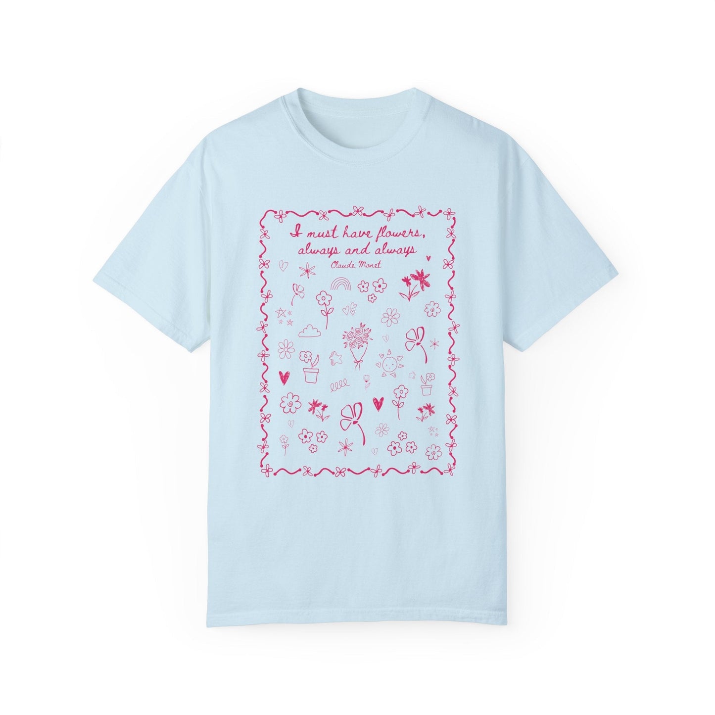 Claude Monet Gardening Tee Shirt