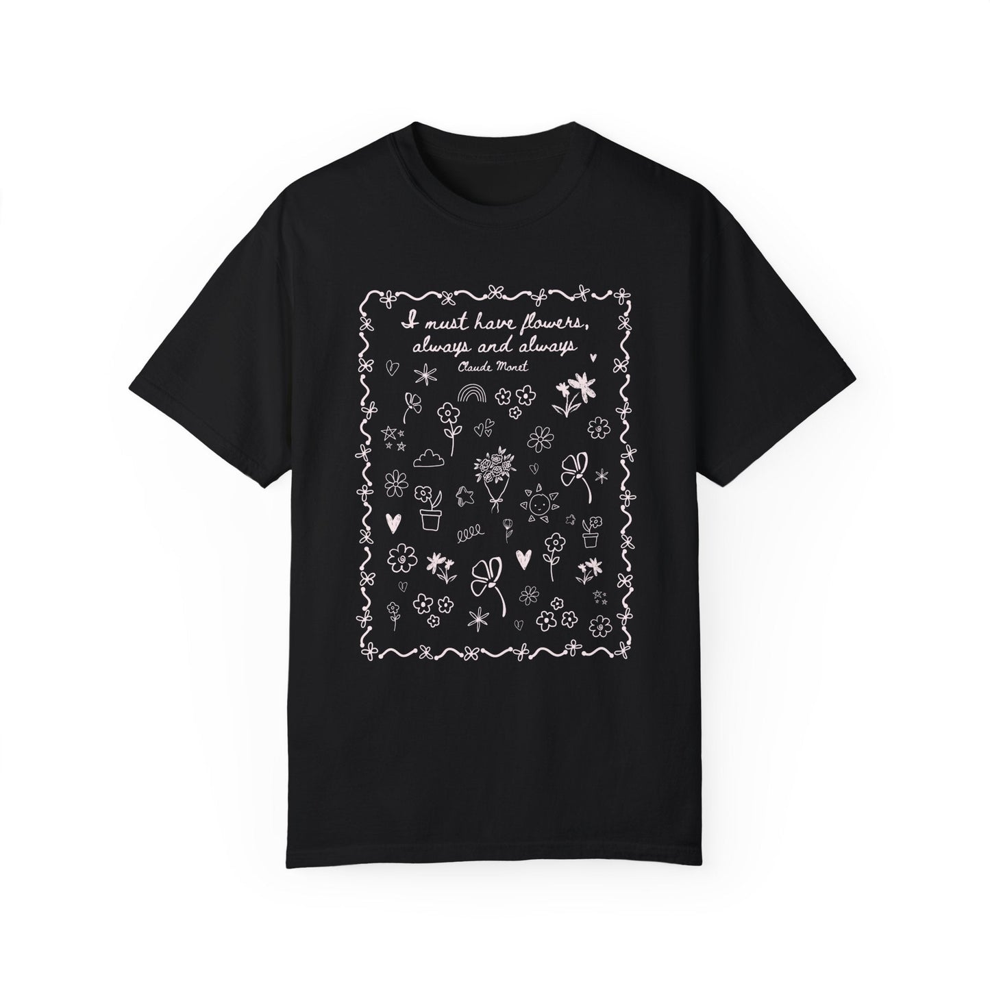 Claude Monet Gardening Tee Shirt