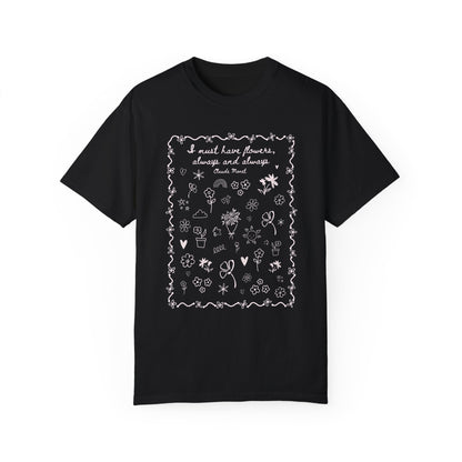 Claude Monet Gardening Tee Shirt