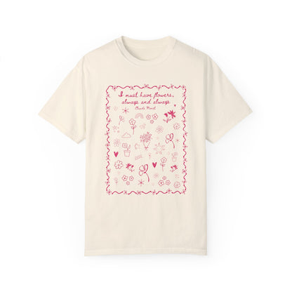 Claude Monet Gardening Tee Shirt