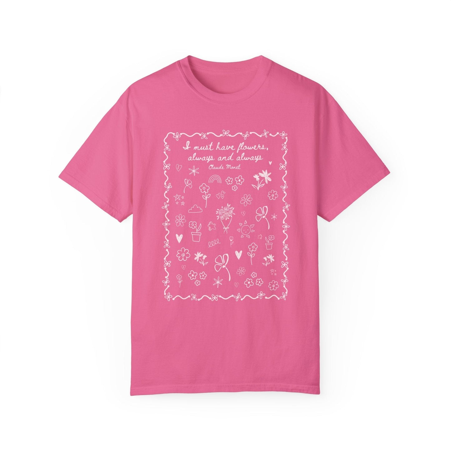 Claude Monet Gardening Tee Shirt
