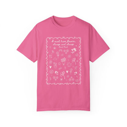 Claude Monet Gardening Tee Shirt