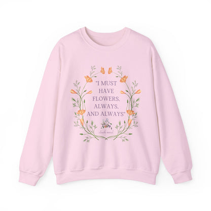 Claude Monet Quote Sweatshirt