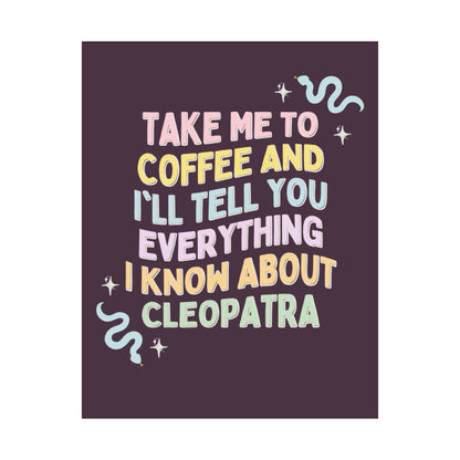Cleopatra History Poster Print