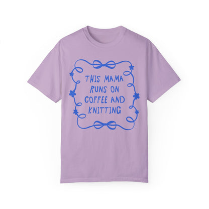Coffee and Knitting Mother's Day Tee
