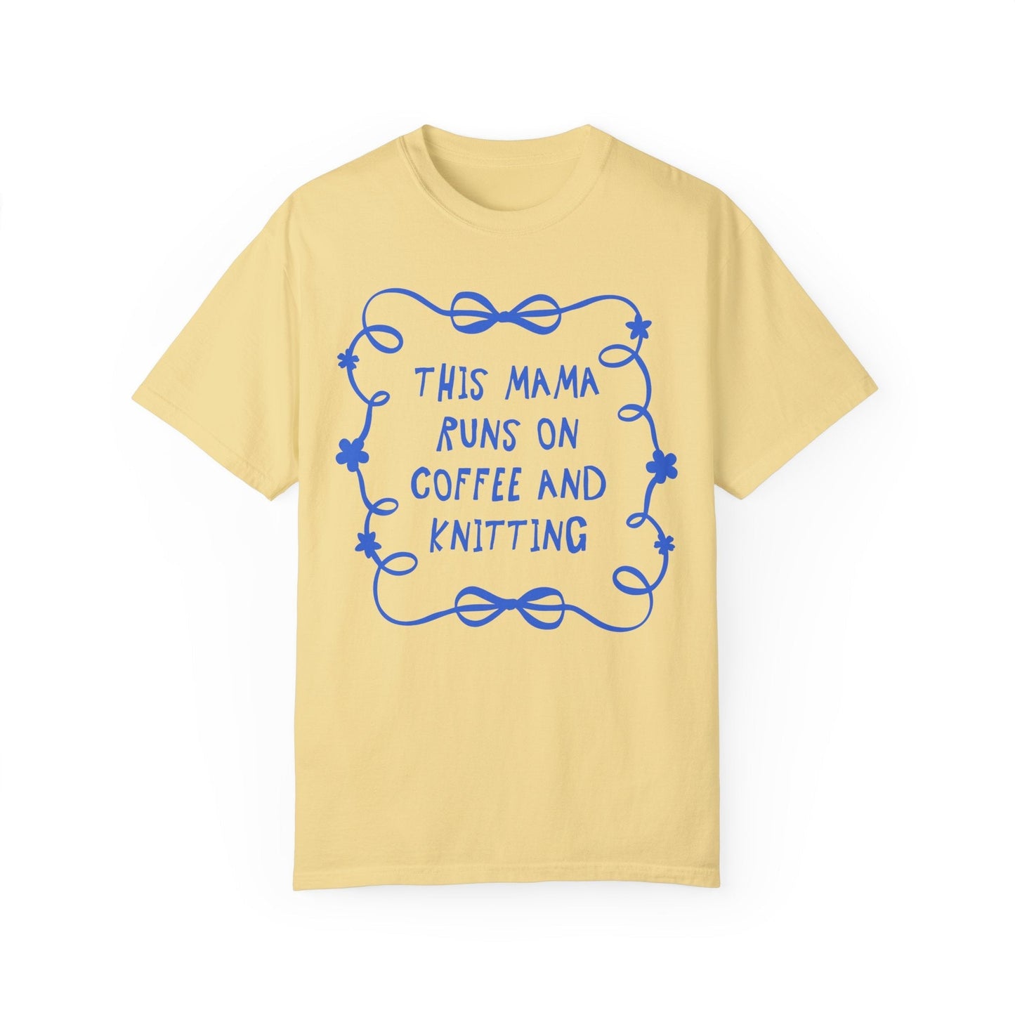 Coffee and Knitting Mother's Day Tee