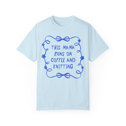 Coffee and Knitting Mother's Day Tee