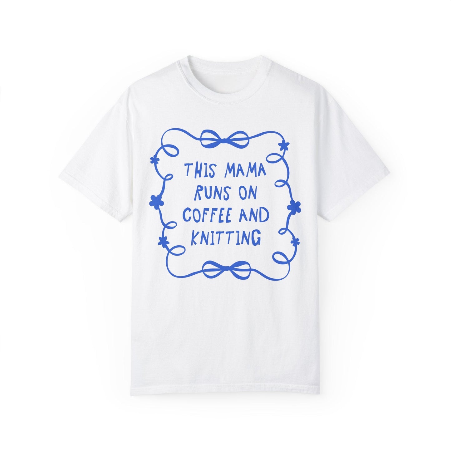 Coffee and Knitting Mother's Day Tee