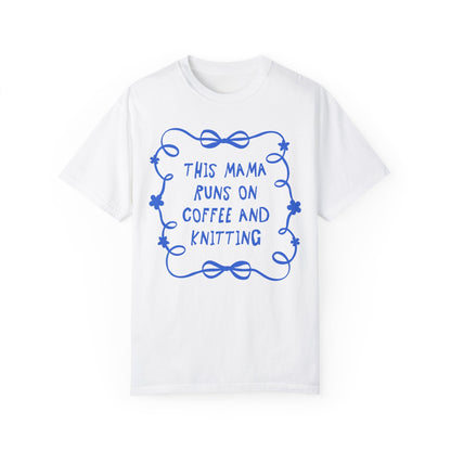 Coffee and Knitting Mother's Day Tee