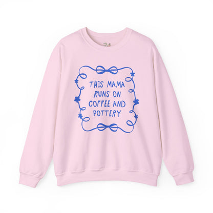 This Mama Runs on Coffee and Pottery