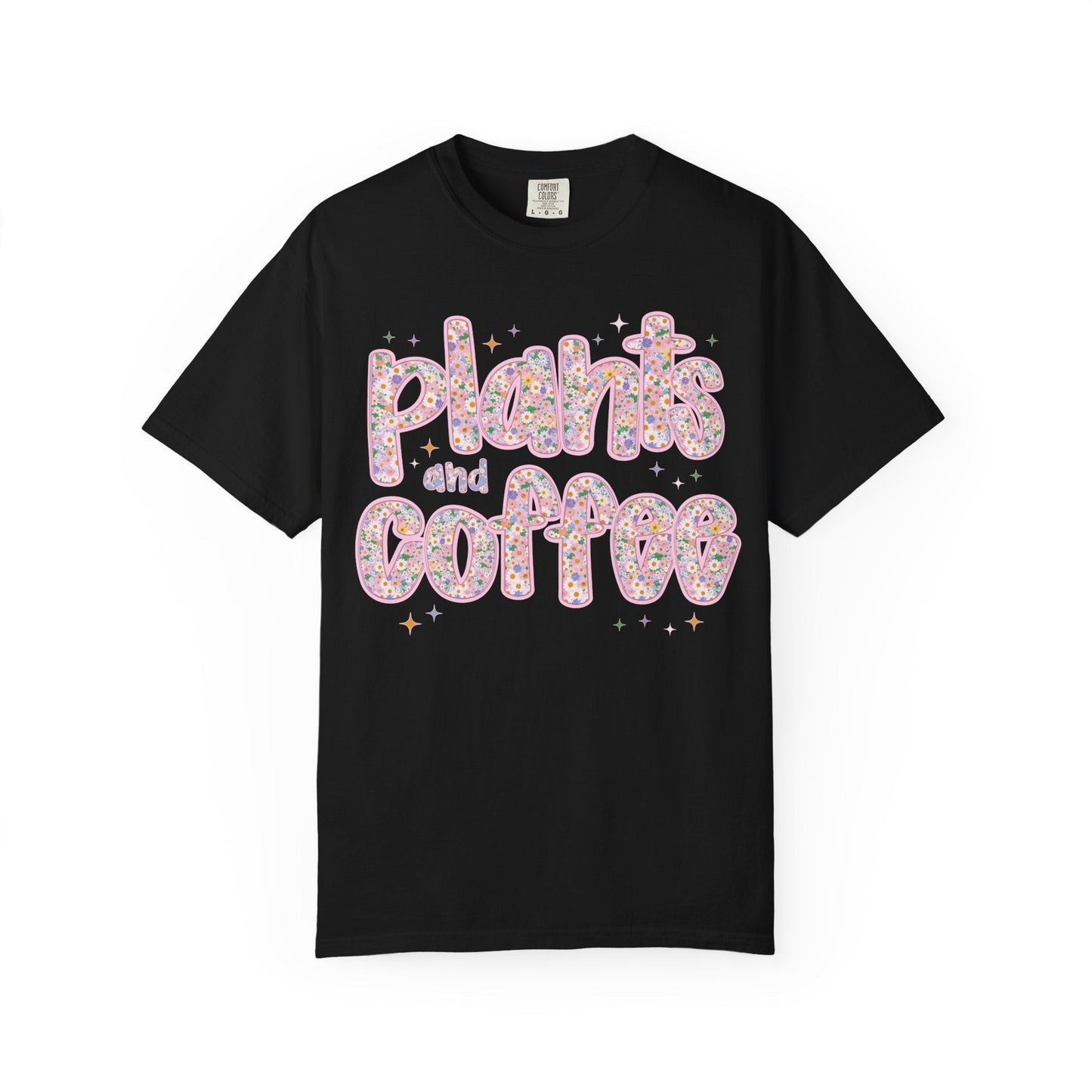 Plants and Coffee Floral Tee