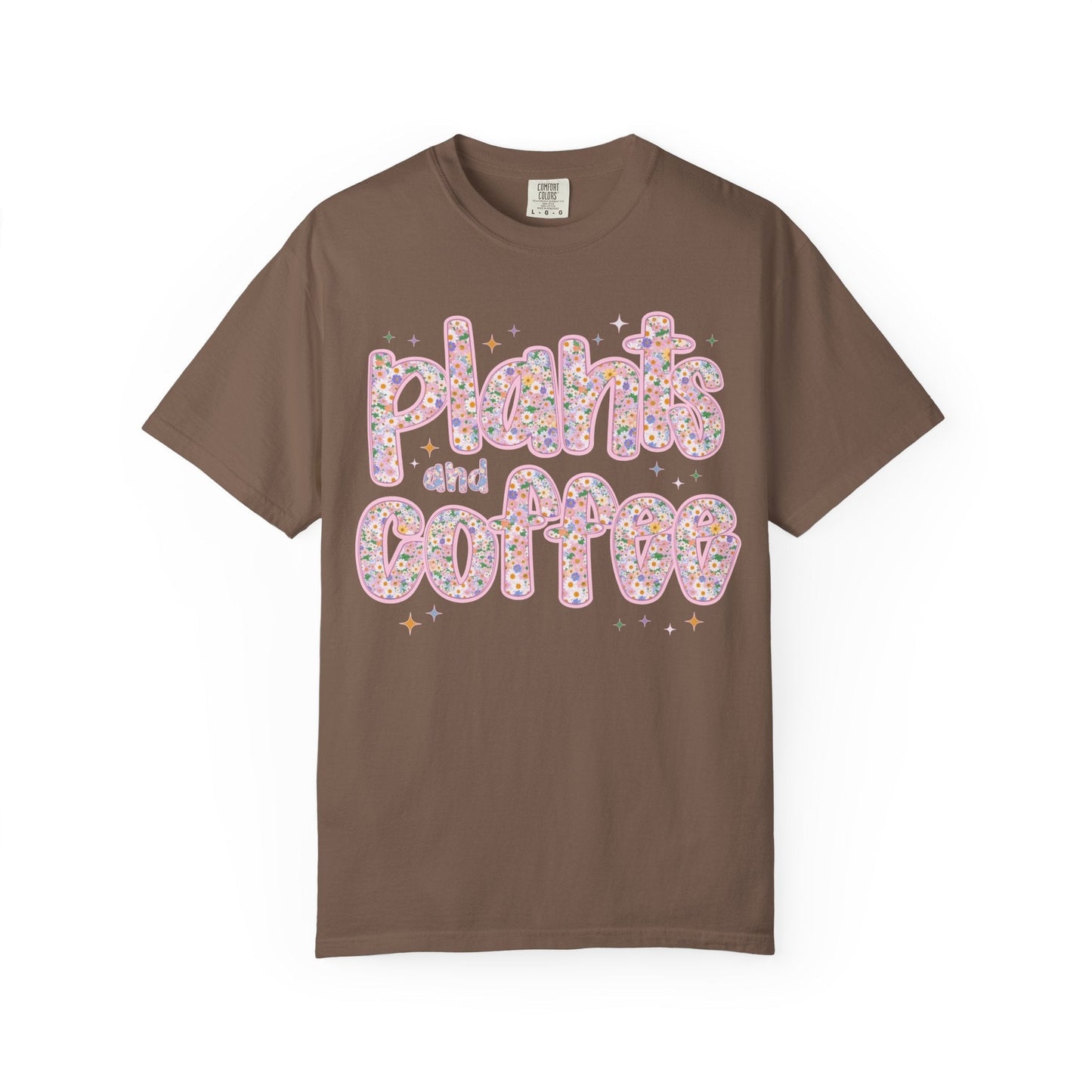 Plants and Coffee Floral Tee
