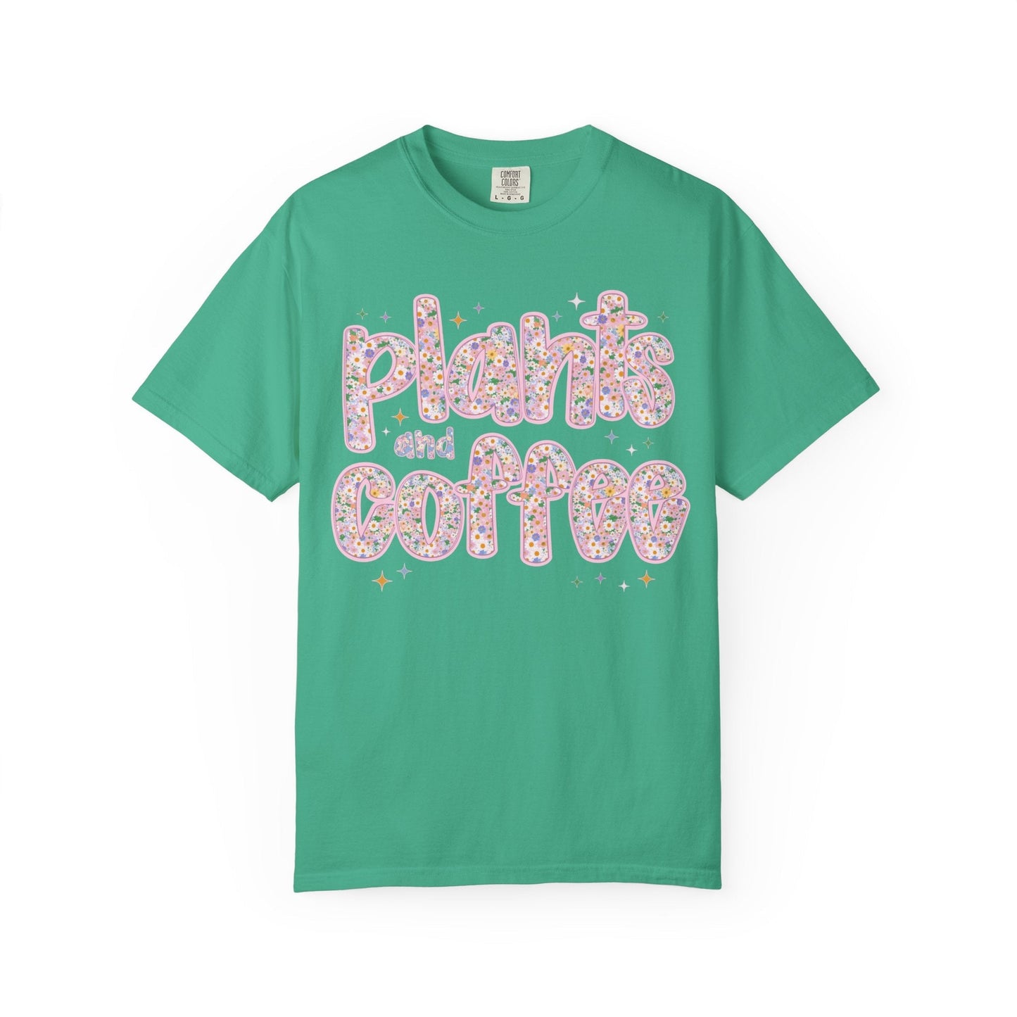 Plants and Coffee Floral Tee