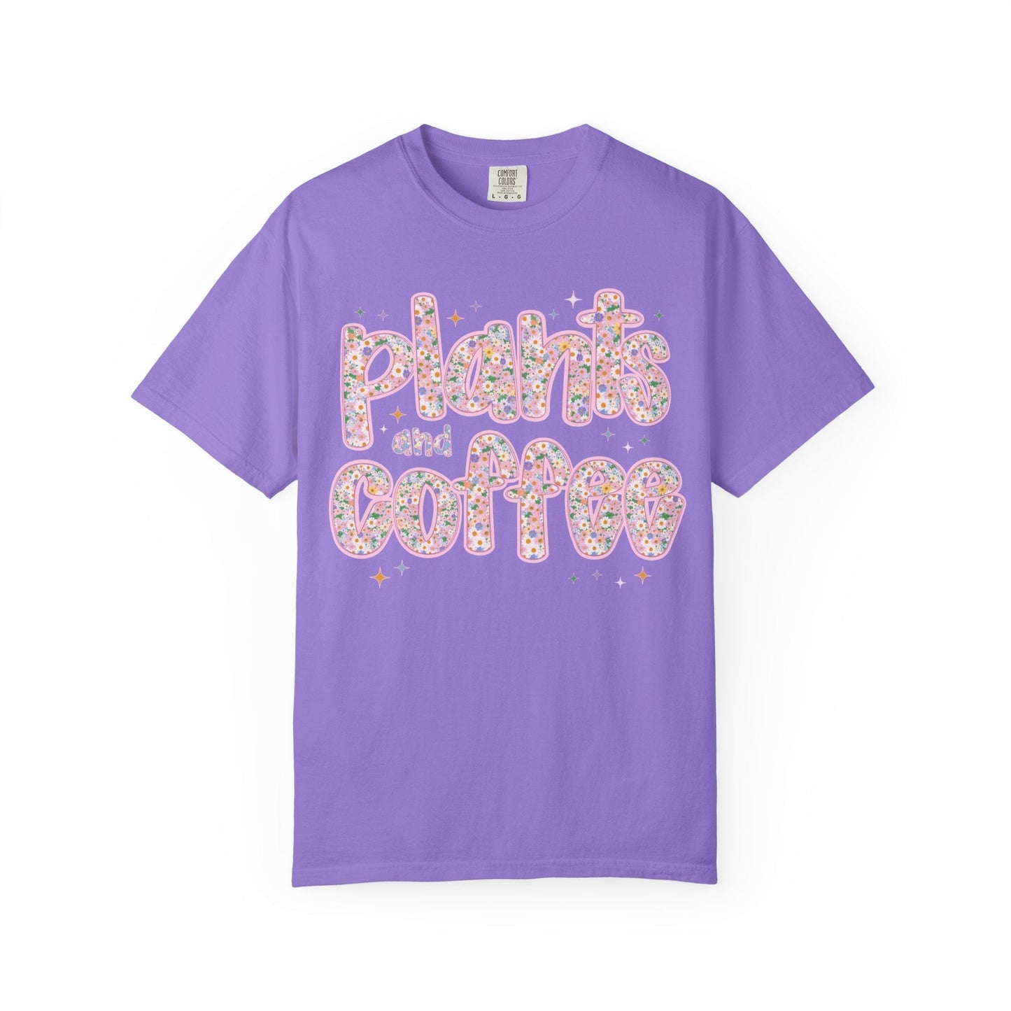 Plants and Coffee Floral Tee