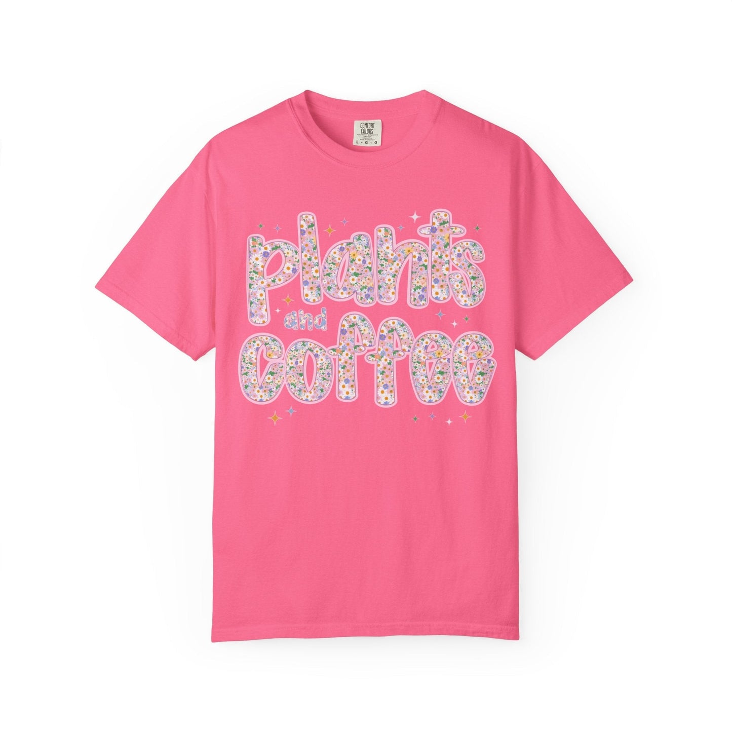 Plants and Coffee Floral Tee