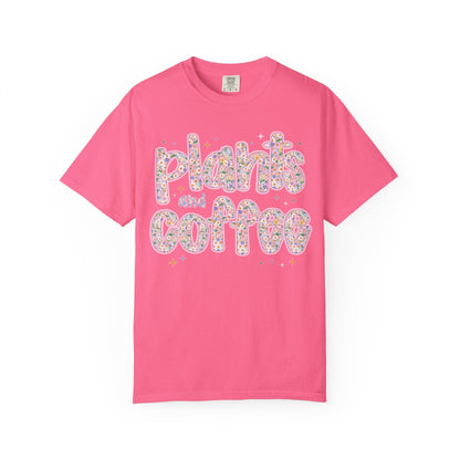 Plants and Coffee Floral Tee